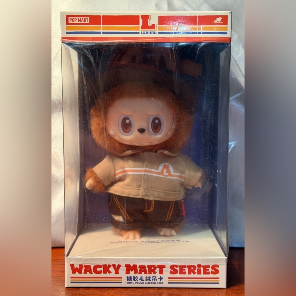Pop Mart Labubu The Monsters Wacky Mart Series Vinyl Plush Pendant Authentic